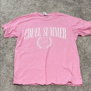 Pink "CRUEL SUMMER" Graphic Tee